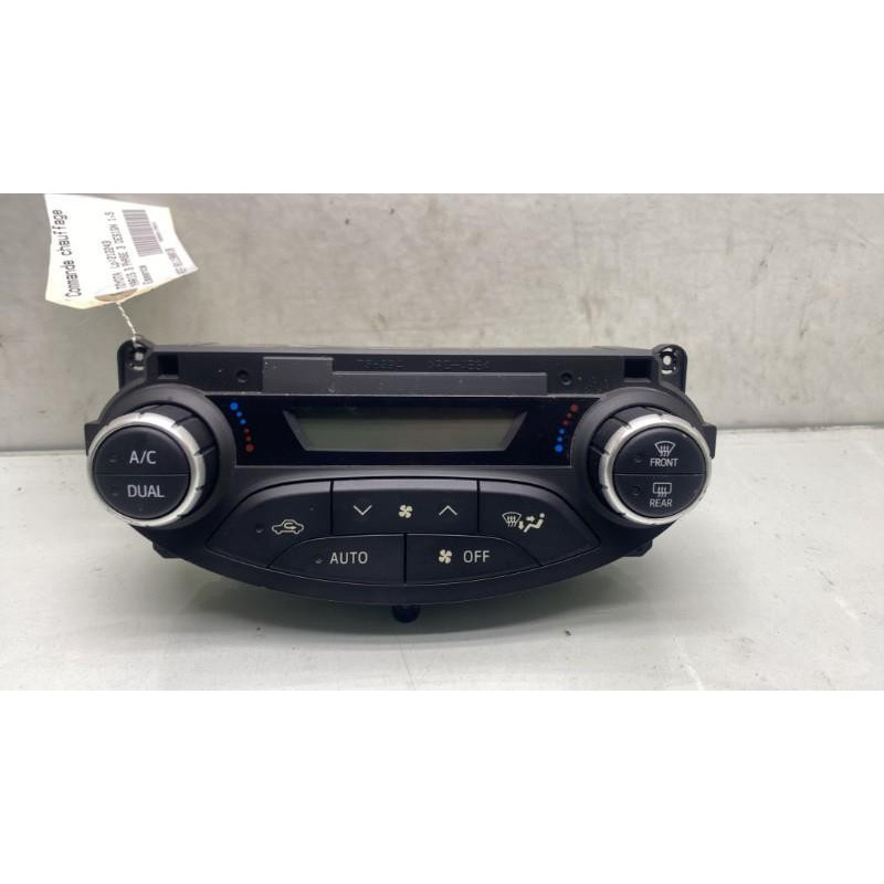 Commande chauffage TOYOTA YARIS 3 Photo n°3