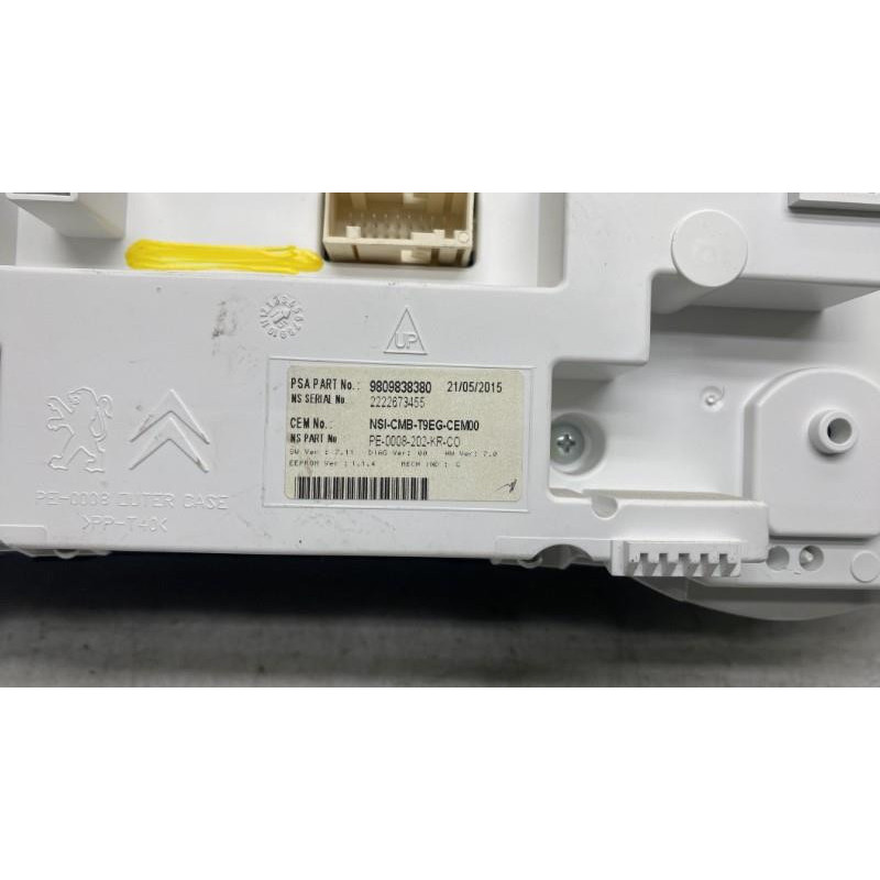 Compteur PEUGEOT 308 2 Photo n°4