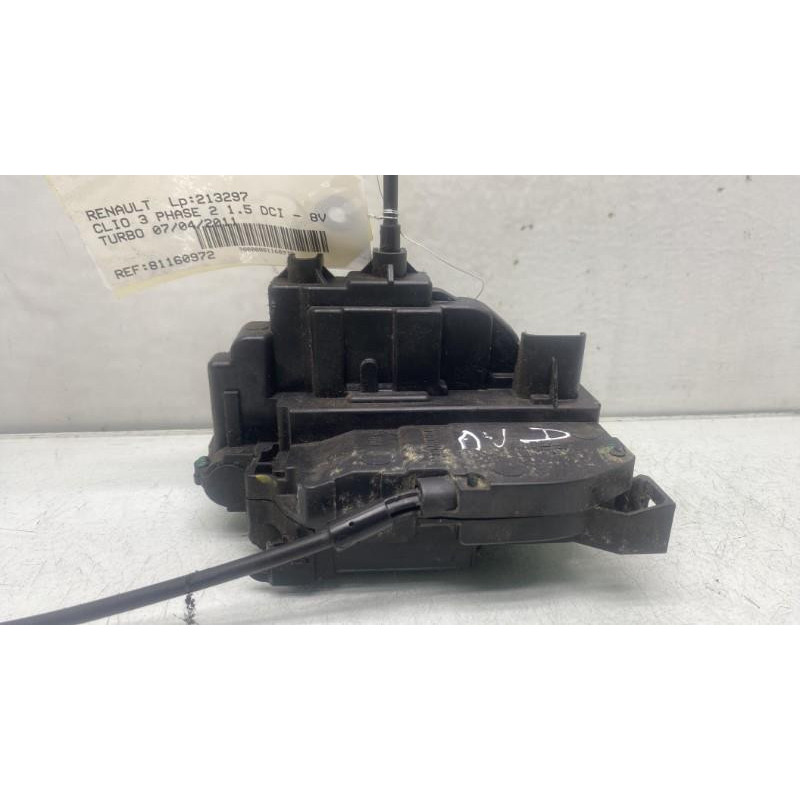 Serrure avant droit RENAULT CLIO 3 Photo n°5