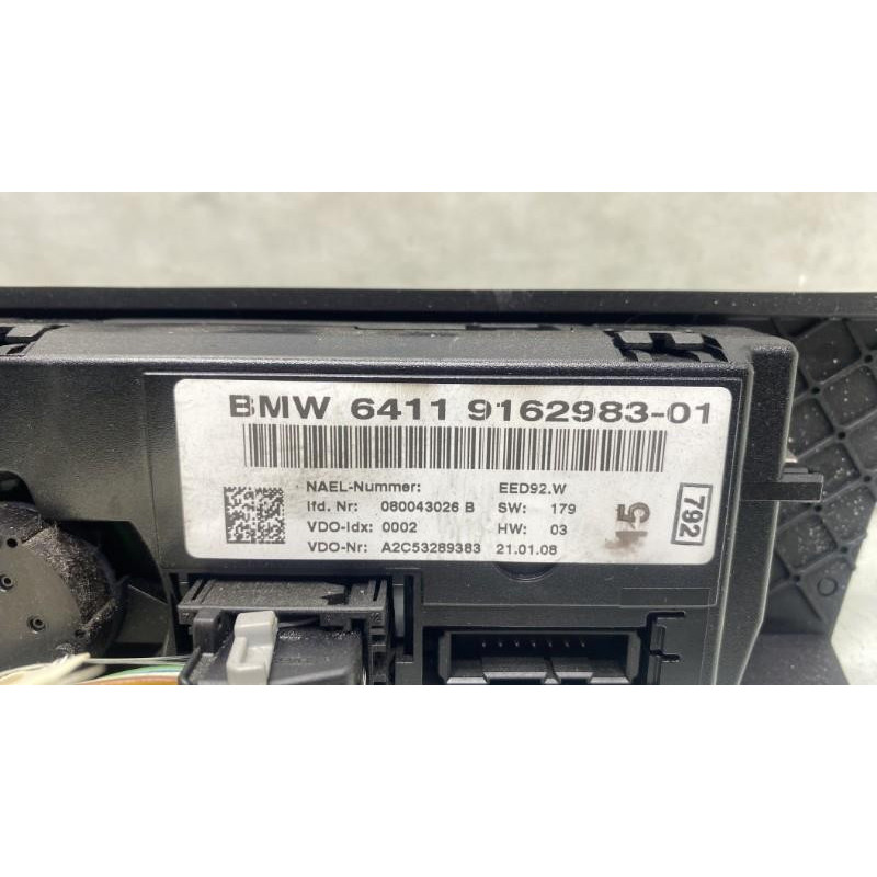 Commande chauffage BMW SERIE 3 E90 Photo n°1