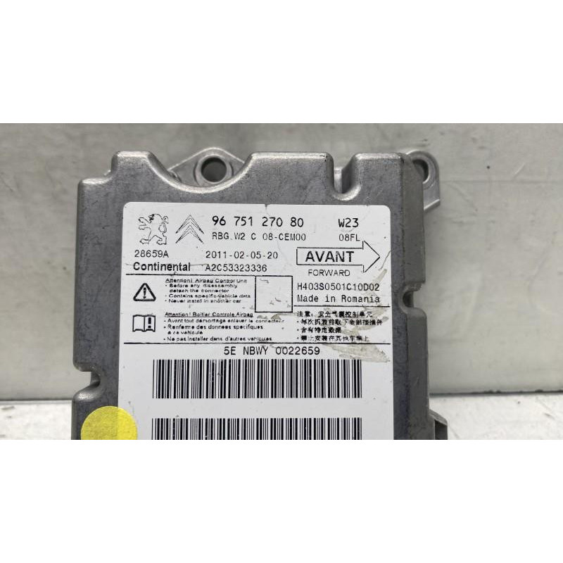 Boitier air bag PEUGEOT 508 1 Photo n°4
