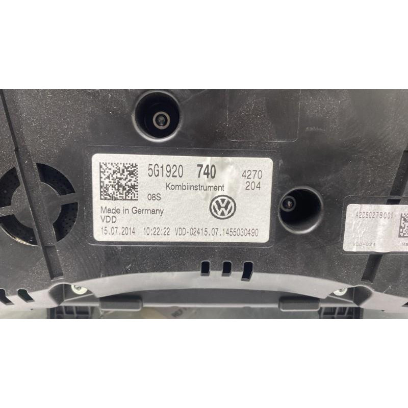 Compteur VOLKSWAGEN GOLF 7 Photo n°1