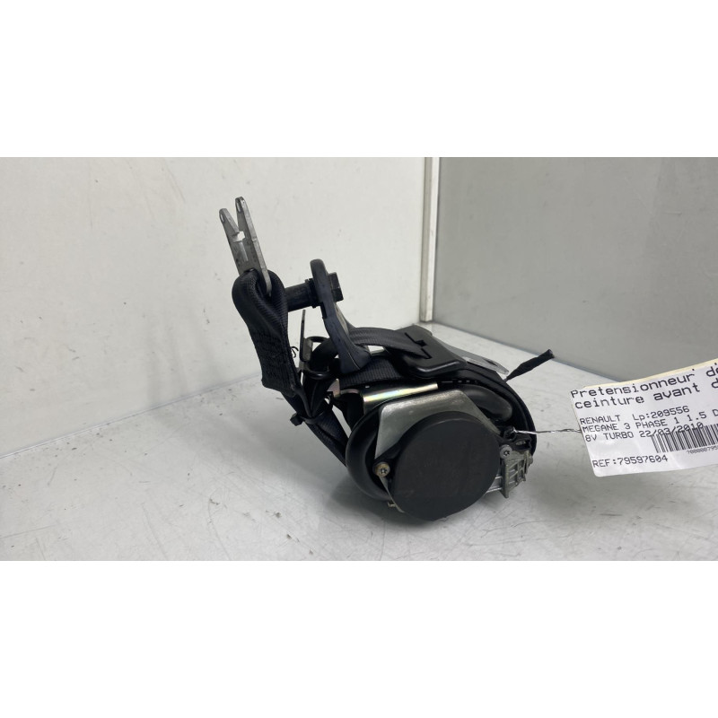 Pretensionneur de ceinture avant droit RENAULT MEGANE 3 Photo n°4