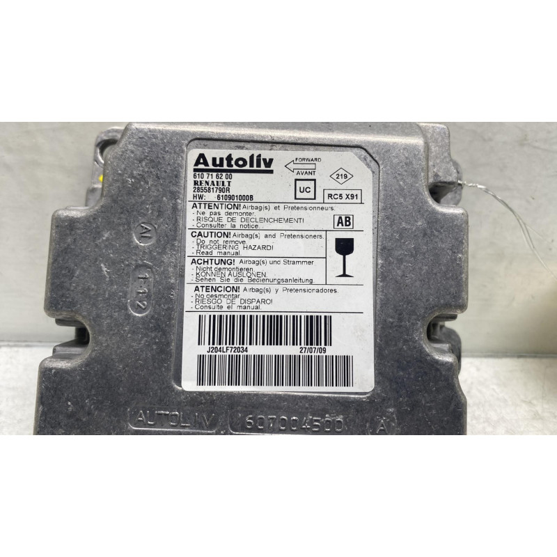 Boitier air bag RENAULT LAGUNA 3 Photo n°3