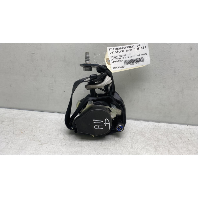 Pretensionneur de ceinture avant droit PEUGEOT 207 Photo n°4