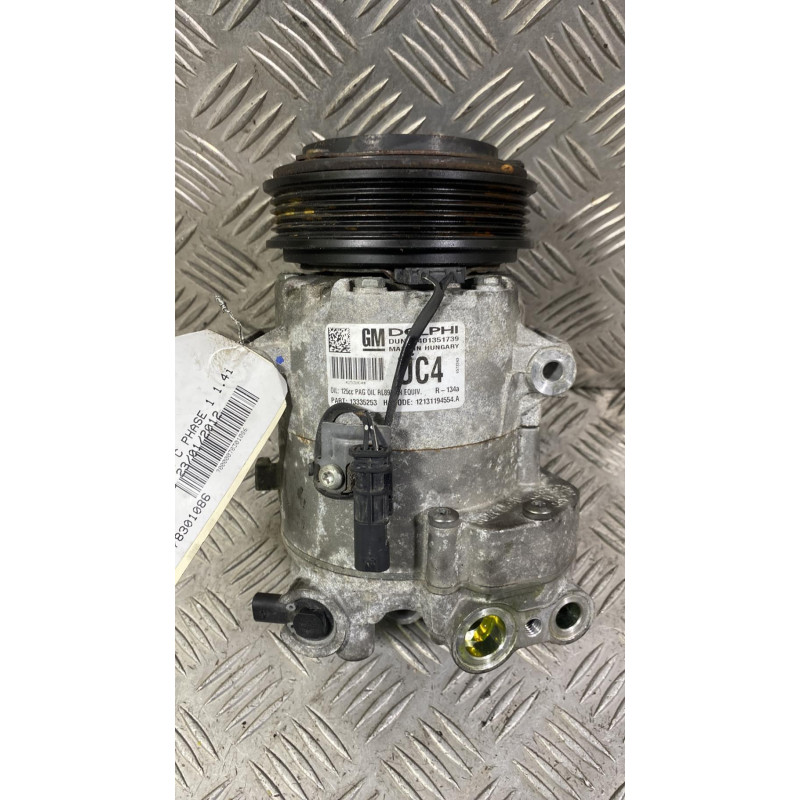 Compresseur clim OPEL ZAFIRA TOURER C Photo n°3