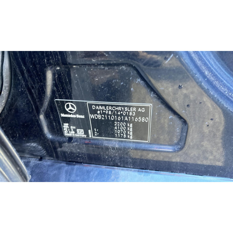 Commande chauffage MERCEDES CLASSE E 211 Photo n°4
