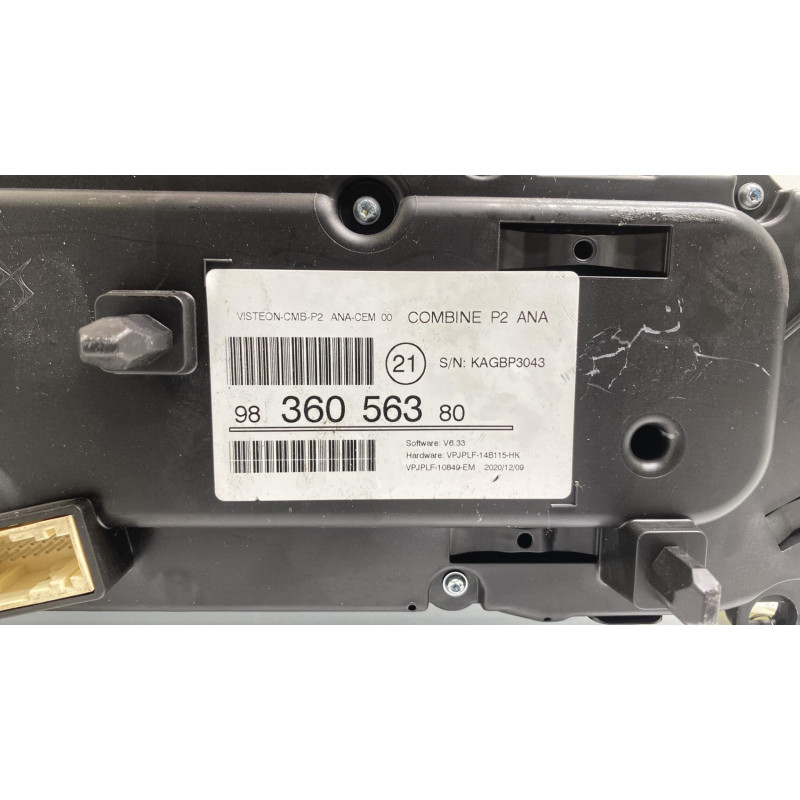 Compteur PEUGEOT 208 2 Photo n°4