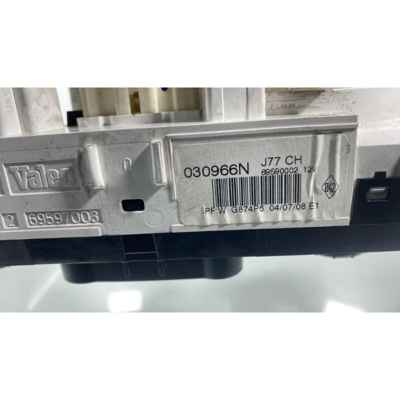 Commande chauffage RENAULT MODUS Photo n°3