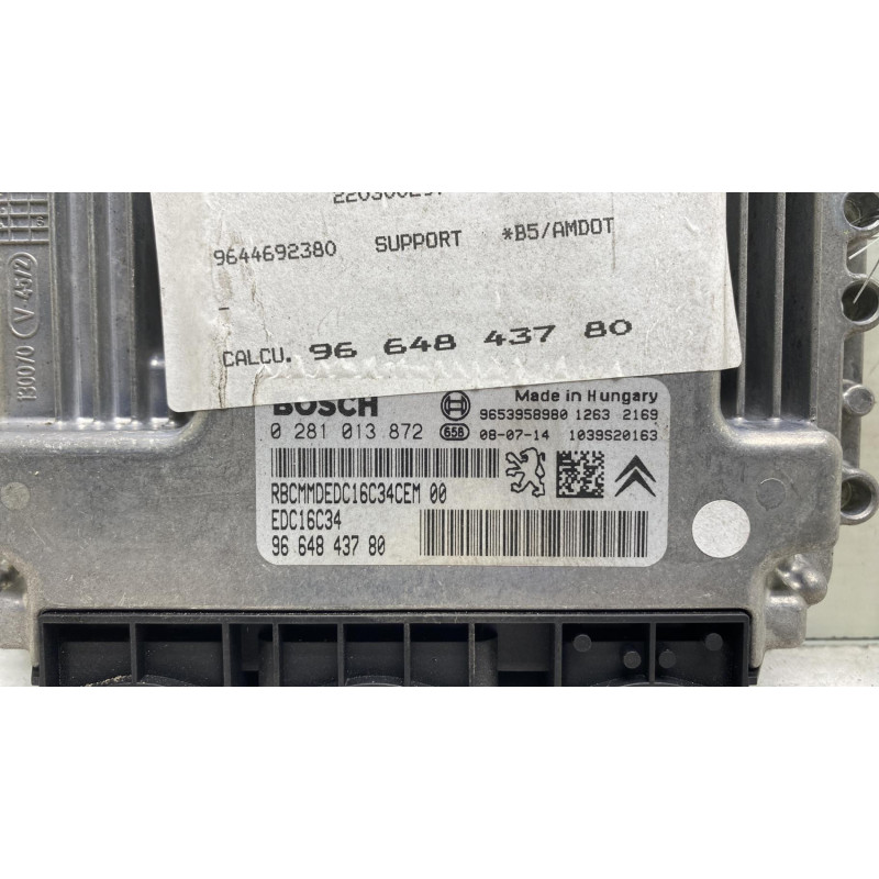 Calculateur moteur CITROEN C4 1 Photo n°2