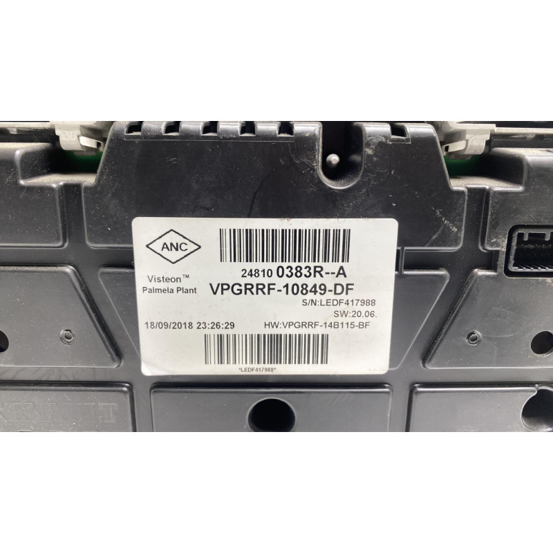 Compteur RENAULT CLIO 4 Photo n°2