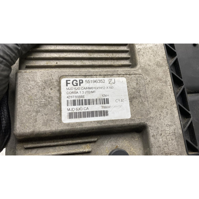 Calculateur moteur OPEL CORSA C Photo n°3