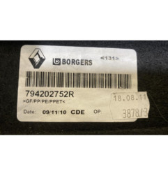 Plage arriere RENAULT SCENIC 3