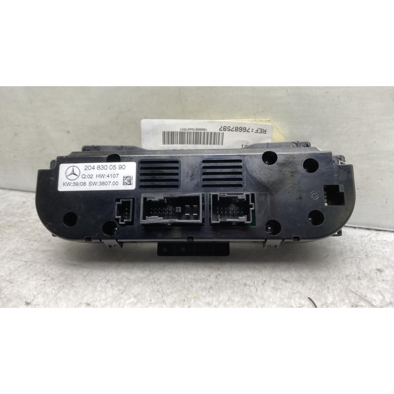 Commande chauffage MERCEDES CLASSE C 204 Photo n°2