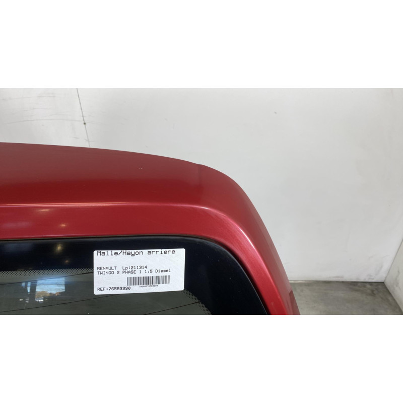 Malle/Hayon arriere RENAULT TWINGO 2 Photo n°4