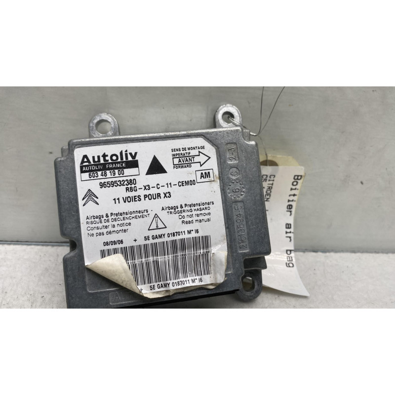 Boitier air bag CITROEN C5 1 Photo n°3