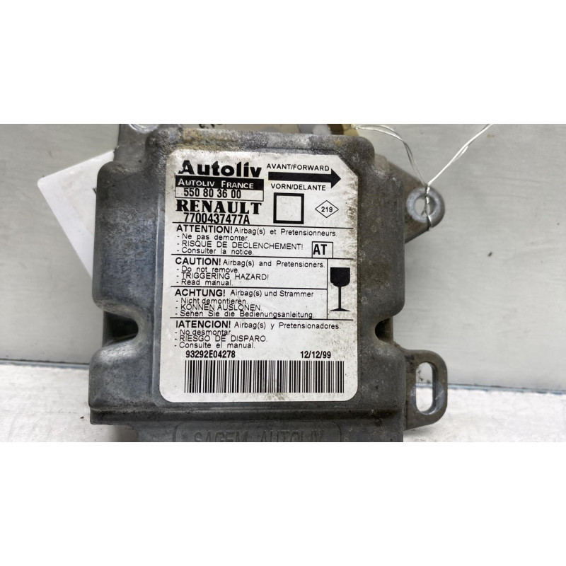 Boitier air bag RENAULT MEGANE 1 Photo n°4