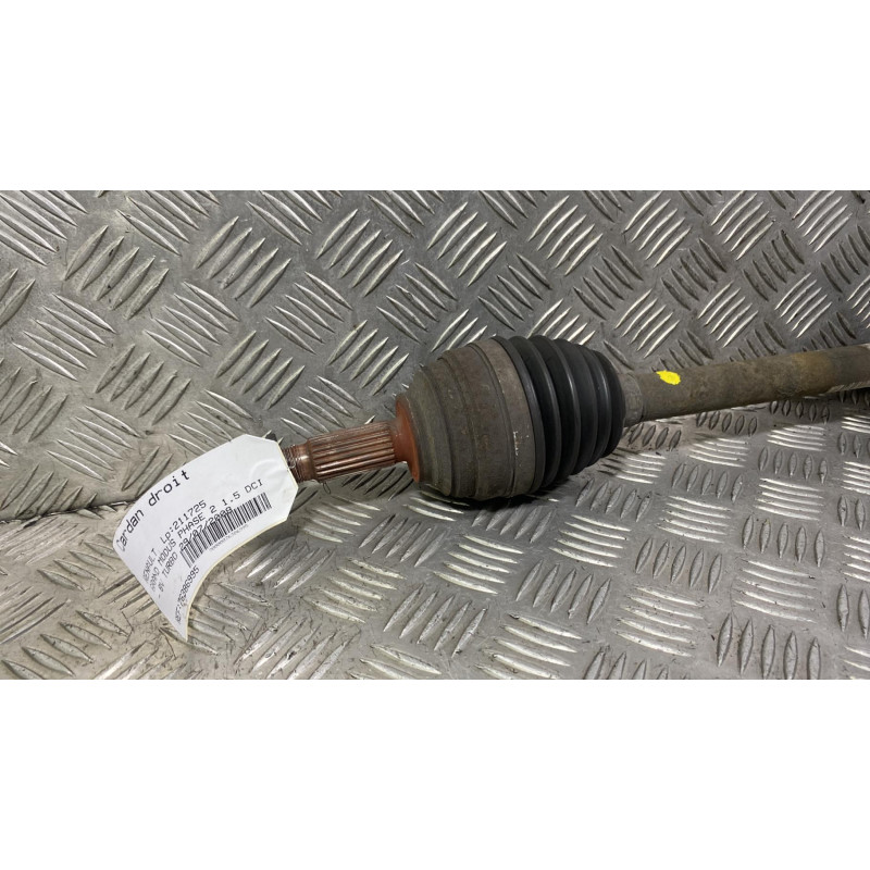 Cardan droit (transmission) RENAULT GRAND MODUS Photo n°2