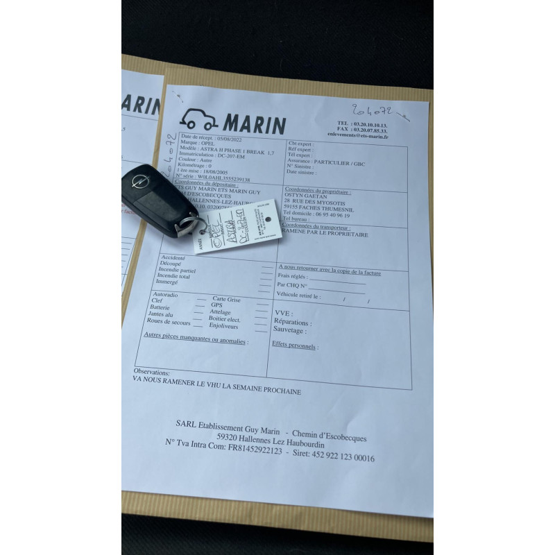 Jante OPEL ASTRA H Photo n°10