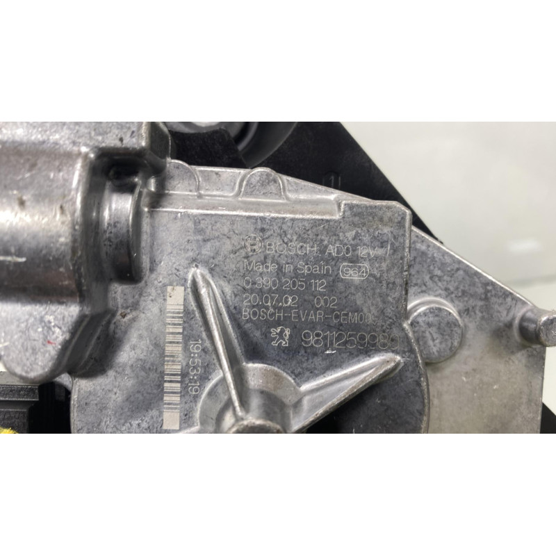 Moteur essuie glace arriere PEUGEOT 3008 2 Photo n°1