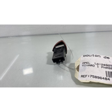 Bouton de warning OPEL VIVARO 1 Photo n°1