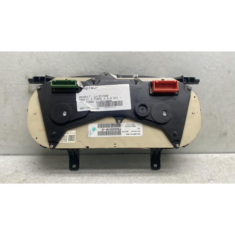Compteur RENAULT TRAFIC 2 Photo n°4