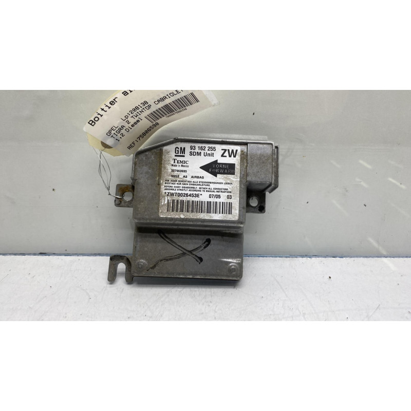Boitier air bag OPEL TIGRA 2 Photo n°3
