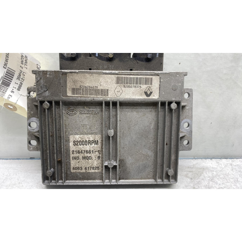 Calculateur moteur RENAULT LAGUNA 2 Photo n°4