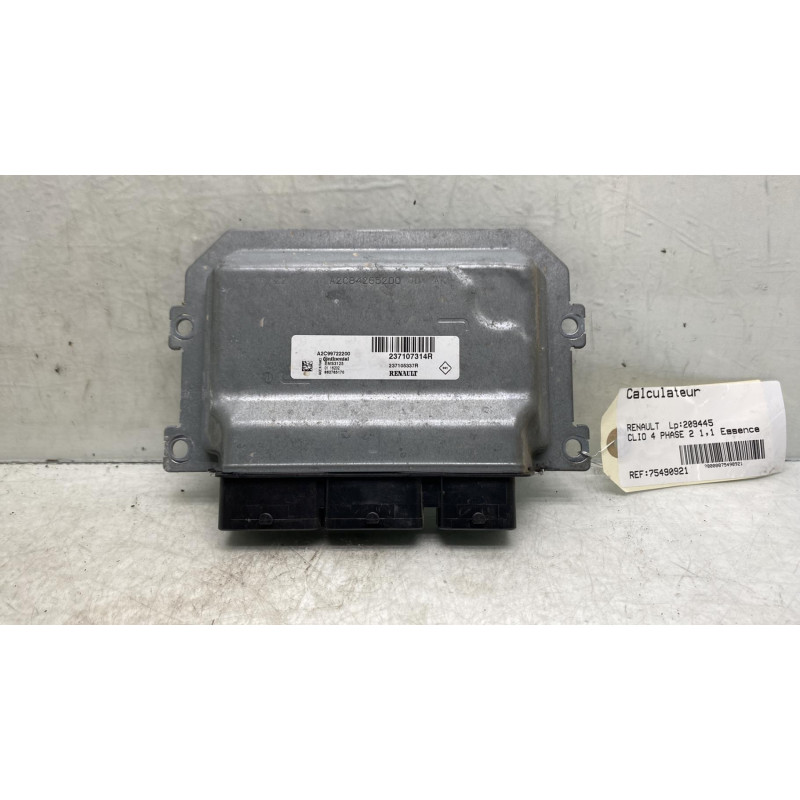Calculateur moteur RENAULT CLIO 4 Photo n°1