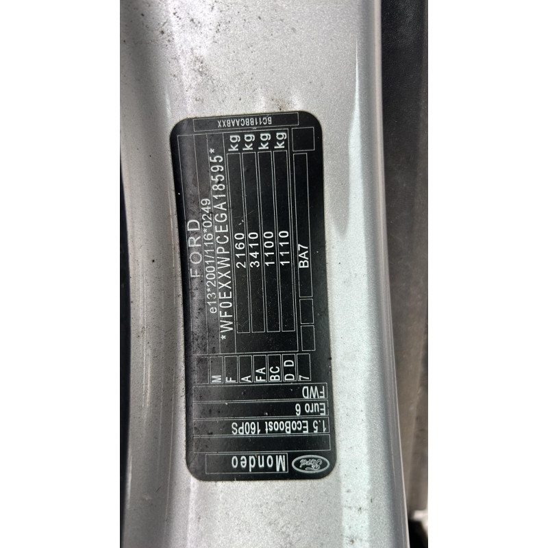 Serrure de coffre FORD MONDEO 4 Photo n°12