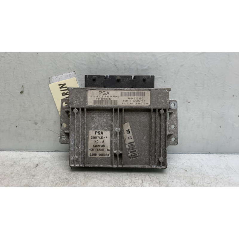 Calculateur moteur PEUGEOT 206 Photo n°3