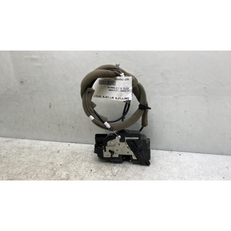 Serrure arriere droit NISSAN NOTE 2 Photo n°1