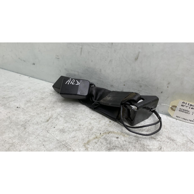 Attache ceinture arriere droit NISSAN QASHQAI 1 Photo n°3
