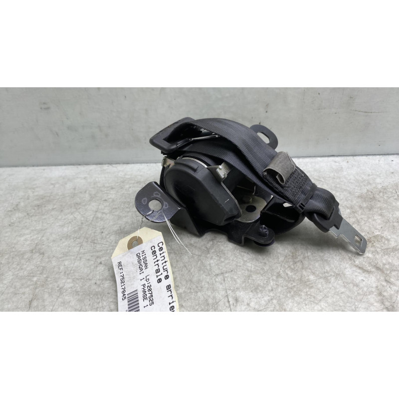 Ceinture arriere centrale NISSAN QASHQAI 1 Photo n°3