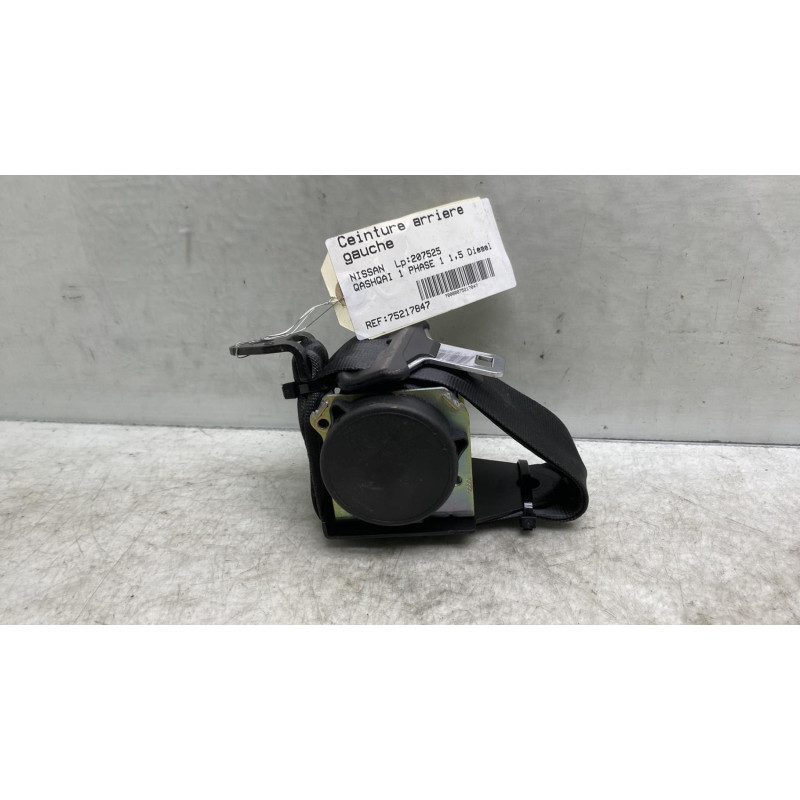 Ceinture arriere gauche NISSAN QASHQAI 1 Photo n°1