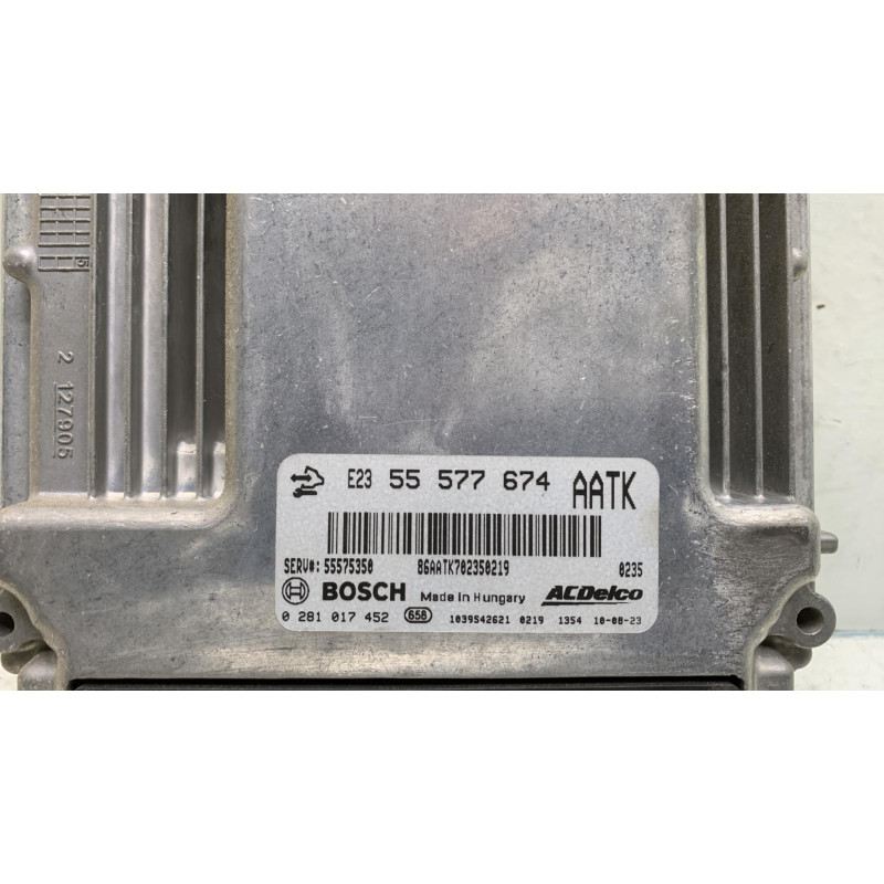 Calculateur moteur OPEL ASTRA J Photo n°2