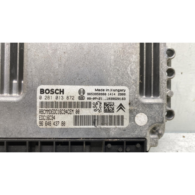 Calculateur moteur PEUGEOT 308 1 SW Photo n°1
