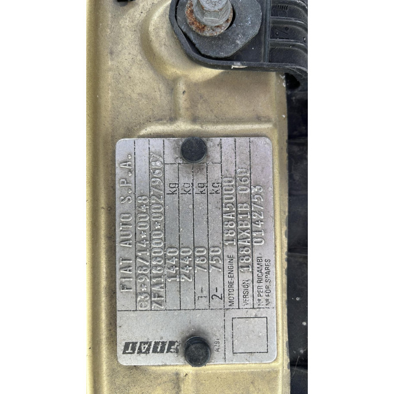 Jante FIAT PUNTO 2 Photo n°15