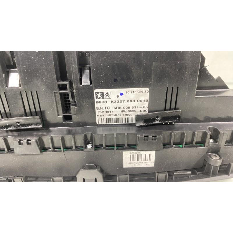 Commande chauffage CITROEN C5 2 Photo n°3