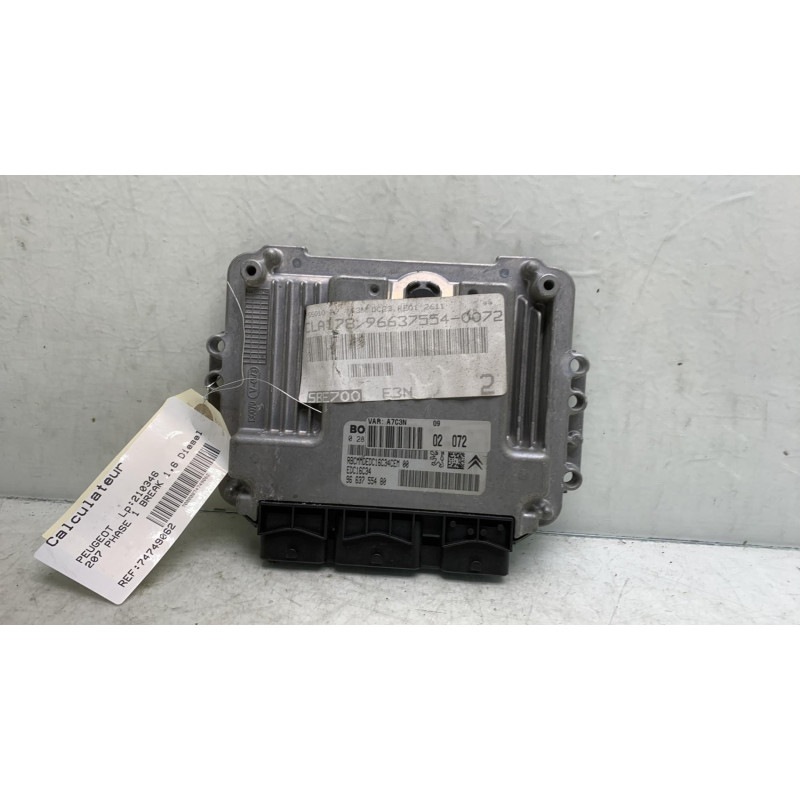 Calculateur moteur PEUGEOT 207 Photo n°3