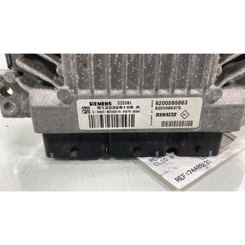 Calculateur moteur RENAULT CLIO 3 Photo n°3