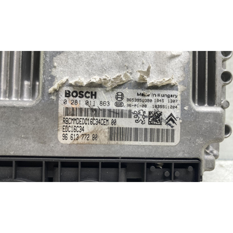 Calculateur moteur CITROEN C4 1 Photo n°4