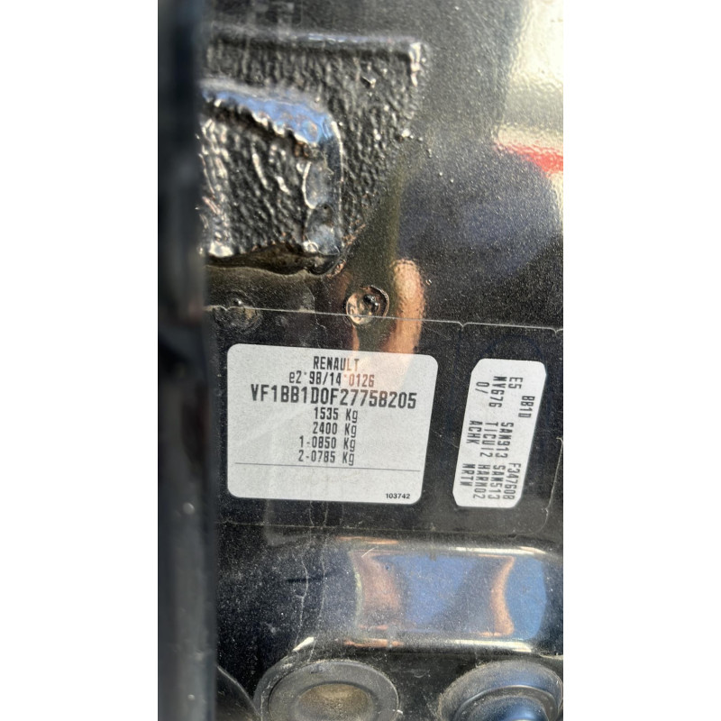 Bouton de warning RENAULT CLIO 2 Photo n°13