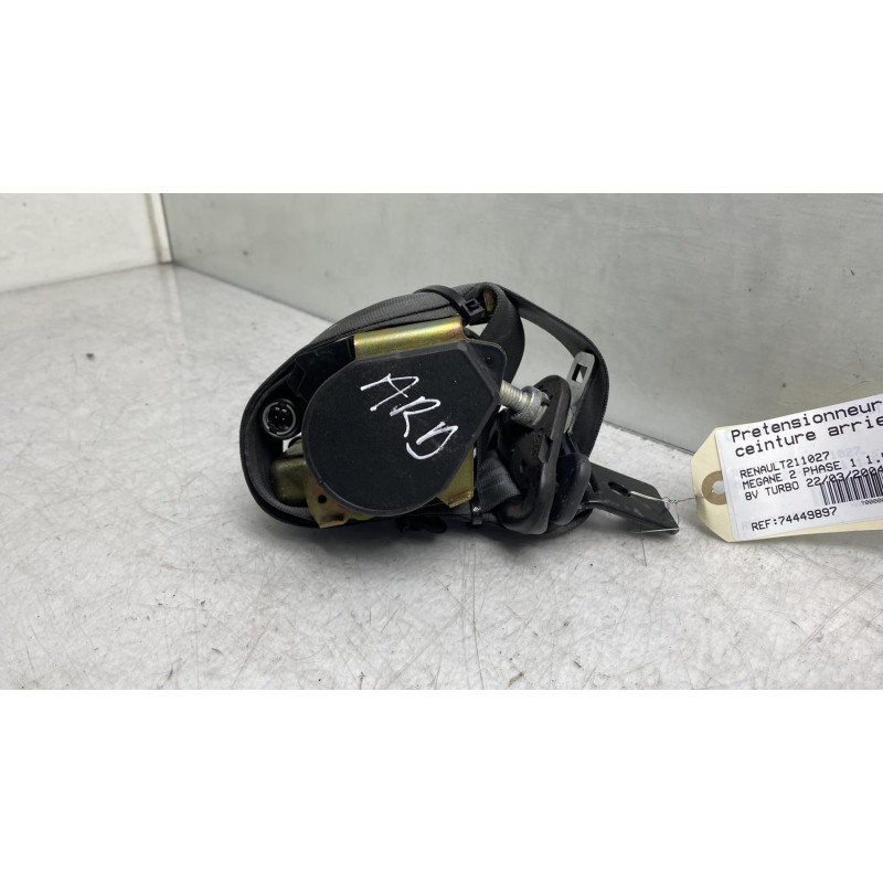 Pretensionneur de ceinture arriere droit RENAULT MEGANE 2 Photo n°1