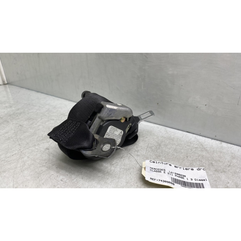 Pretensionneur de ceinture arriere droit MERCEDES CLASSE E 211 Photo n°3
