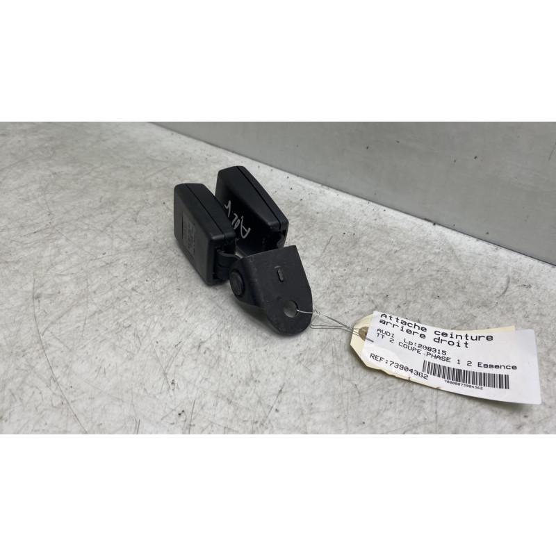 Attache ceinture arriere droit AUDI TT 2 Photo n°4