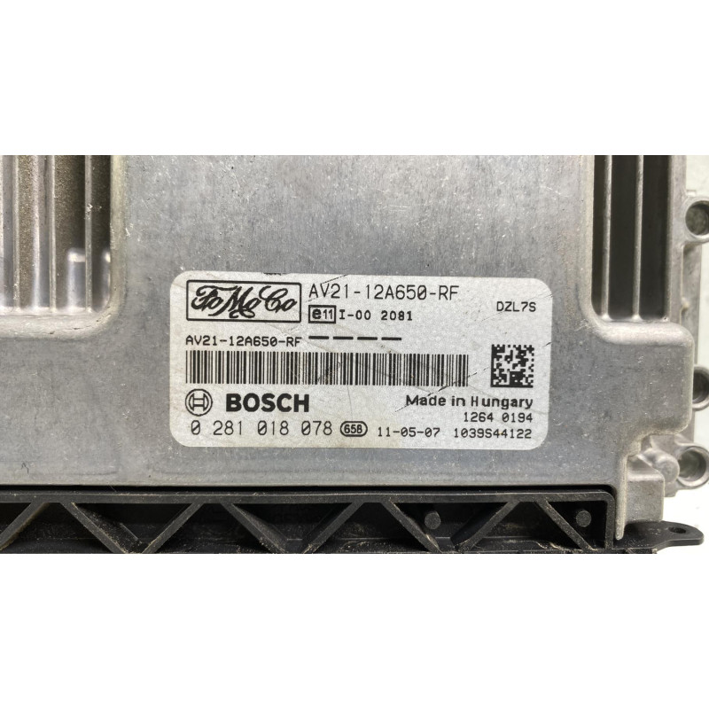 Calculateur moteur FORD FIESTA 6 Photo n°3