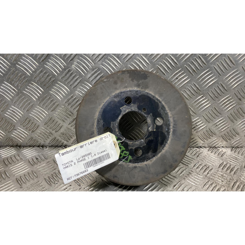 Tambour arriere droit TOYOTA YARIS 2 Photo n°3