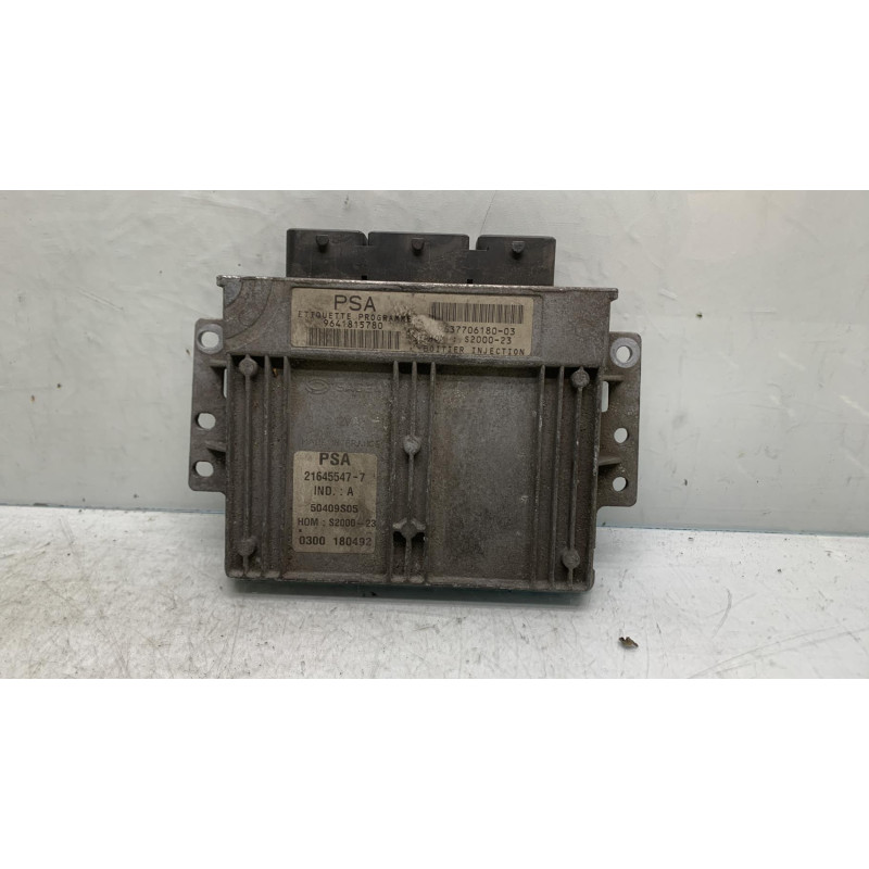 Calculateur moteur PEUGEOT 206 Photo n°4