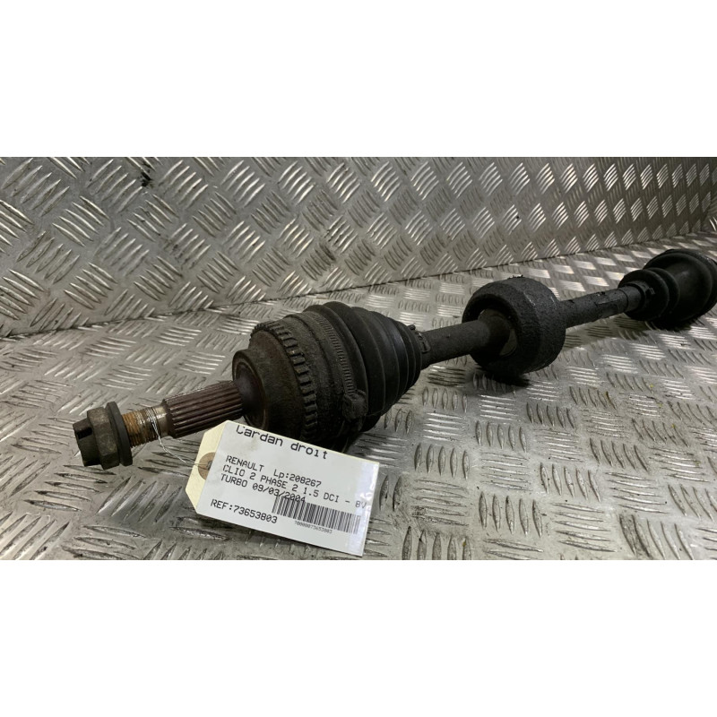 Cardan droit (transmission) RENAULT CLIO 2 Photo n°2